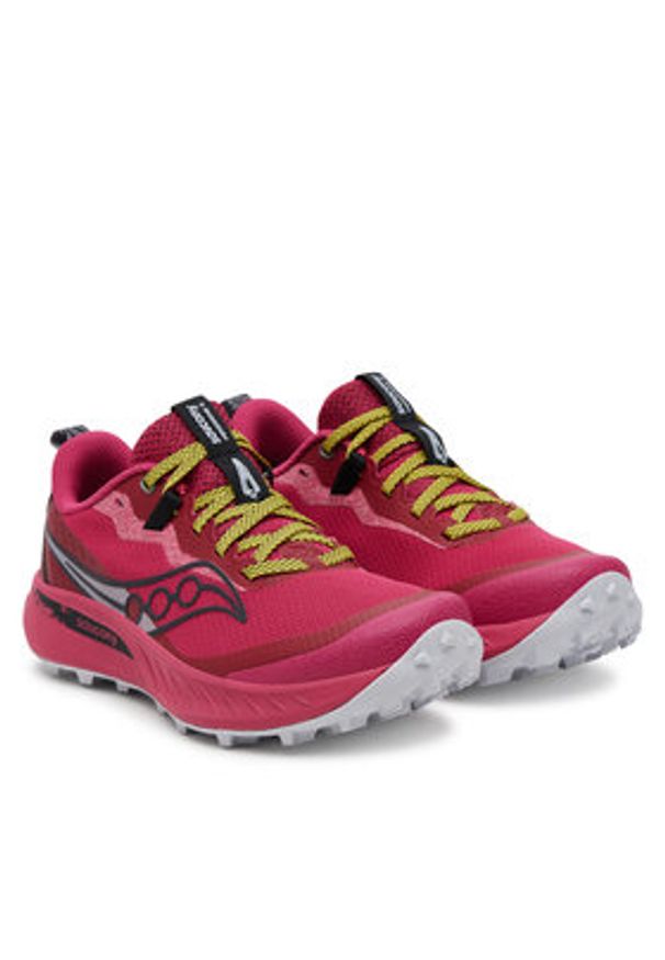 Saucony Buty do biegania Peregrine 15 S10990 Różowy. Kolor: różowy. Materiał: materiał