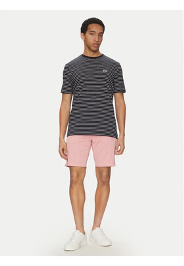 BOSS Szorty materiałowe 50536723 Różowy Slim Fit. Kolor: różowy. Materiał: bawełna