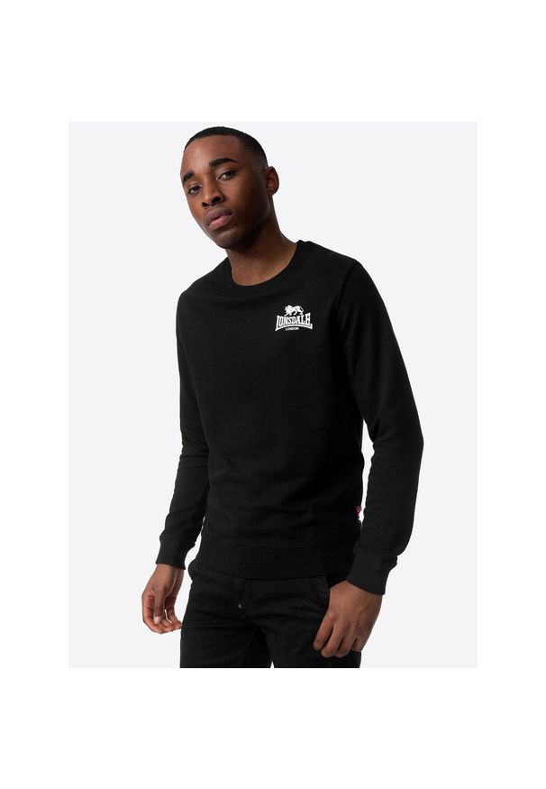 Bluza z okrągłym dekoltem Lonsdale Longridge. Kolor: czarny