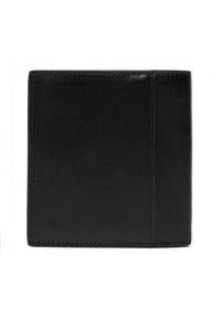 Calvin Klein Portfel Plaque Slim Trifold W Coin + Car LV04D1137G Czarny. Kolor: czarny. Materiał: skóra #2