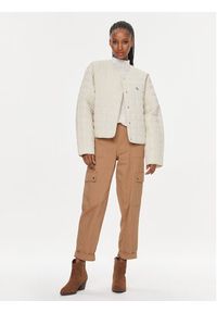 Calvin Klein Jeans Kurtka przejściowa J20J221369 Écru Oversize. Materiał: syntetyk #4