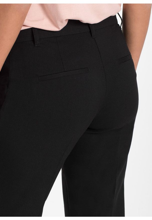 bonprix - Spodnie biznesowe, petite. Okazja: na spotkanie biznesowe. Kolekcja: petite. Kolor: czarny. Styl: elegancki, biznesowy