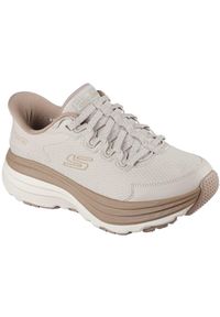 skechers - Adidasy Skechers Zirrus, Kobiety. Kolor: brązowy. Materiał: materiał. Sport: fitness