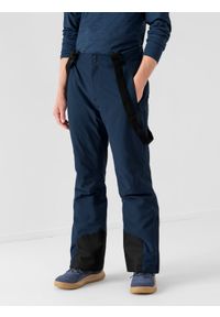 4f - Spodnie narciarskie membrana 10 000 męskie. Kolor: niebieski. Materiał: materiał. Sezon: zima. Sport: narciarstwo #2