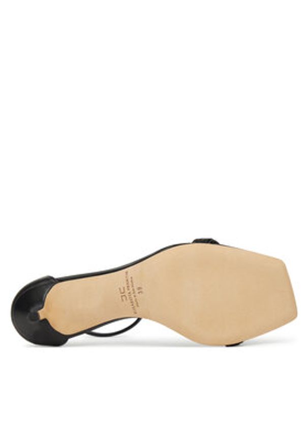 Elisabetta Franchi Sandały SA59L51E2 110 Czarny. Kolor: czarny. Materiał: skóra