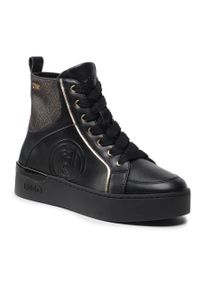 Sneakersy Liu Jo Silvia 69 BF2053 EX111 Black 22222. Kolor: czarny. Materiał: skóra