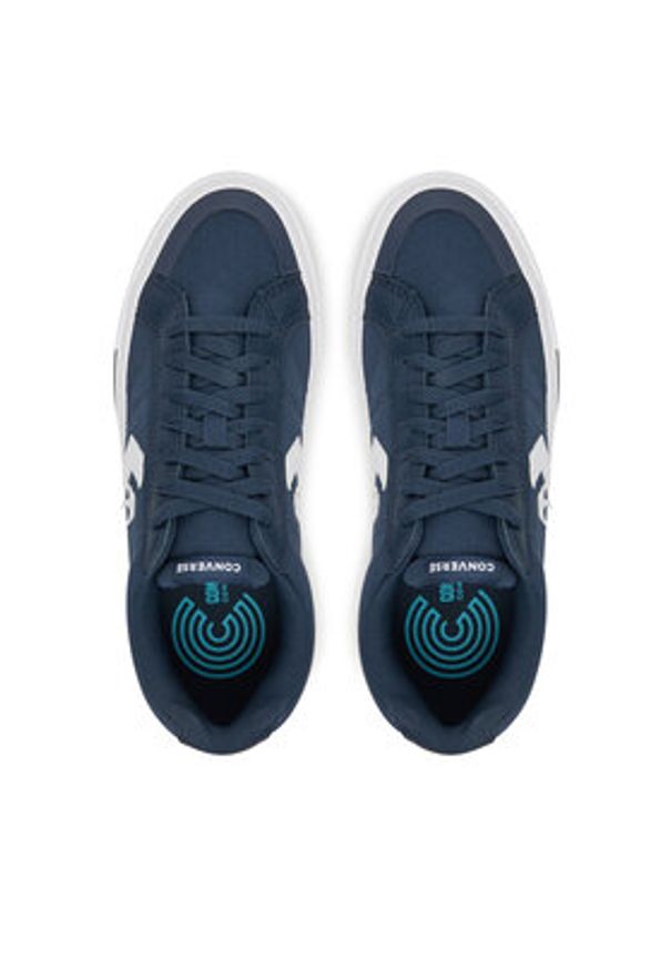 Converse Tenisówki Sport Casual A12528C Granatowy. Okazja: na co dzień. Kolor: niebieski. Materiał: materiał. Styl: casual, sportowy