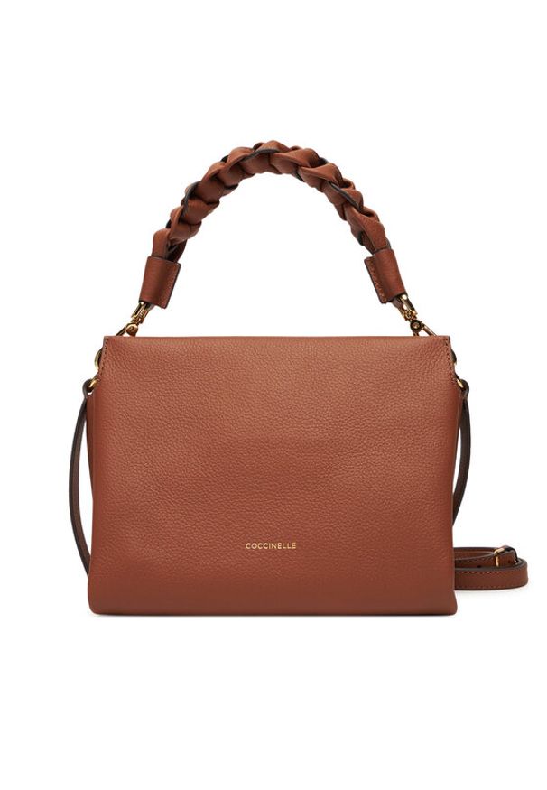 Coccinelle Torebka M50 Boheme Grana Double E1 M50 58 01 01 Brązowy. Kolor: brązowy. Materiał: skórzane