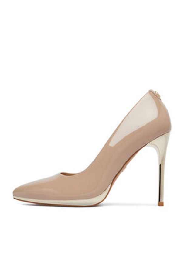 Nine West Szpilki EO-CD25-218-1 Beżowy. Kolor: beżowy. Materiał: materiał. Obcas: na szpilce