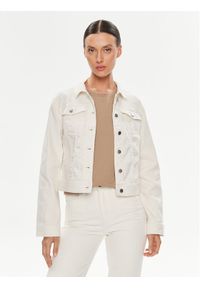 Vila Kurtka jeansowa Birkina 14097180 Biały Regular Fit. Kolor: biały. Materiał: bawełna #1