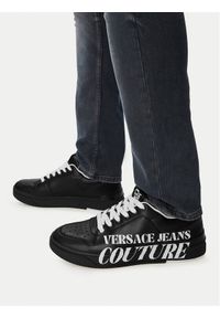 Versace Jeans Couture Sneakersy 80YA3SJ5 Czarny. Kolor: czarny. Materiał: skóra #1