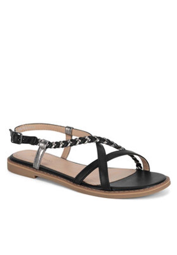 Jenny Fairy Sandały WS5551-69 Czarny. Kolor: czarny. Materiał: syntetyk, skóra