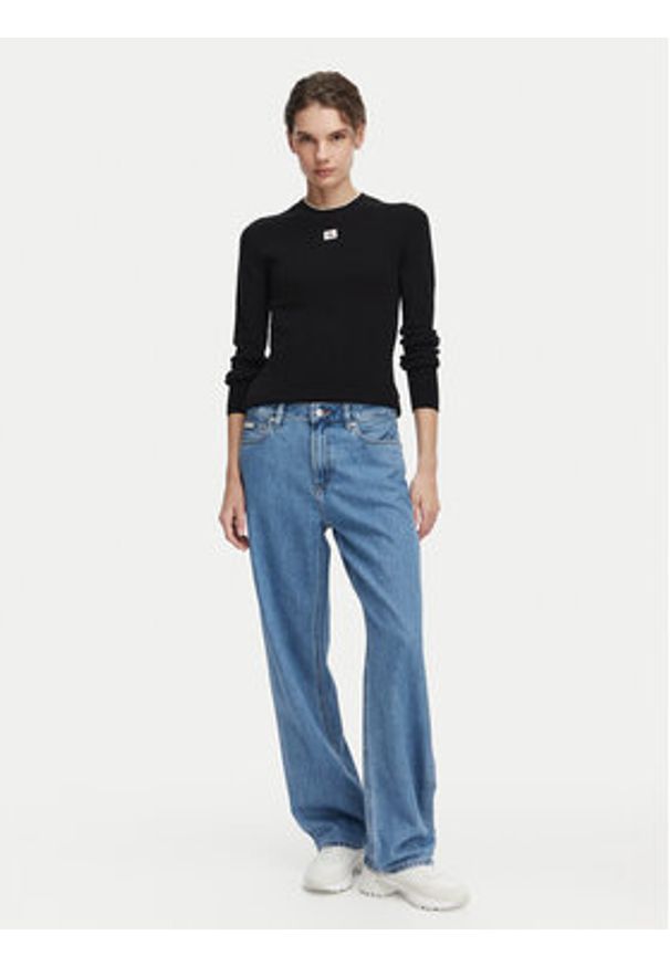 Calvin Klein Jeans Jeansy LV047G799G Niebieski Straight Fit. Kolor: niebieski