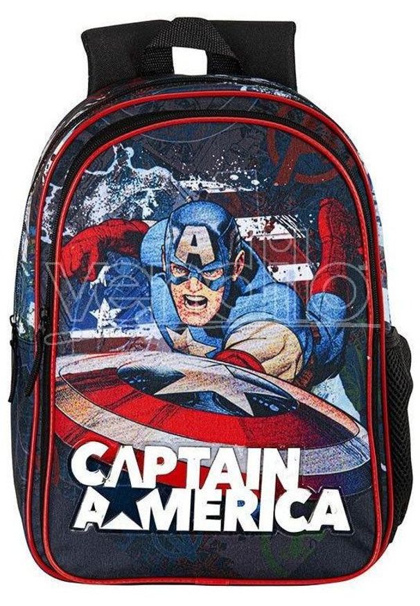 Umates - Perona Marvel Captain America backpack 39cm. Wzór: motyw z bajki