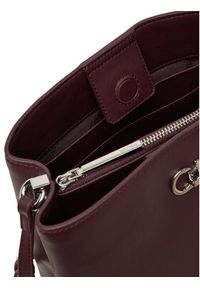 Calvin Klein Torebka K60K612803 Bordowy. Kolor: czerwony. Materiał: skórzane #4