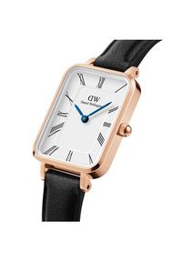 Daniel Wellington Zegarek Quadro Roman Numerals Sheffield DW00100689 Czarny. Kolor: czarny. Materiał: skóra #6