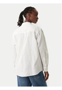 Tommy Jeans Koszula DW0DW22209 Biały Relaxed Fit. Kolor: biały. Materiał: len #3