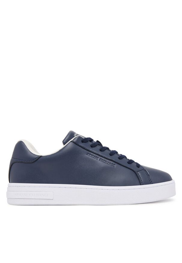 Armani Exchange Sneakersy XM000141 AF11912 UB100 Granatowy. Kolor: niebieski. Materiał: skóra