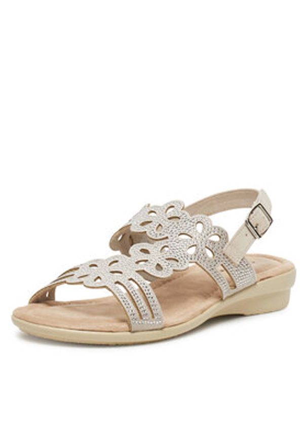 Clara Barson Sandały WSXD015-06 Szary. Kolor: szary. Materiał: materiał, syntetyk