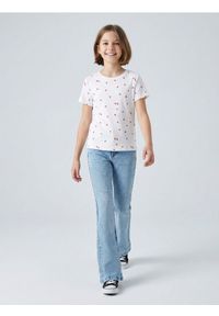 Sinsay - Jeansy flare z efektem sprania - niebieski. Kolor: niebieski #1