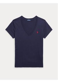Polo Ralph Lauren T-Shirt 211902403002 Granatowy Regular Fit. Typ kołnierza: polo. Kolor: niebieski. Materiał: bawełna #5