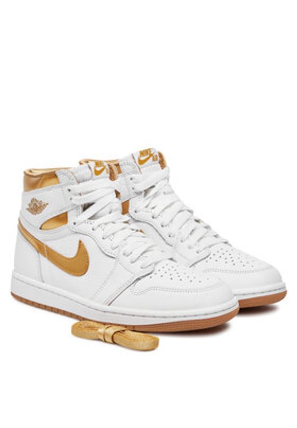 Nike Sneakersy Air Jordan 1 Retro Hi Og FD2596 107 Biały. Kolor: biały. Materiał: skóra. Model: Nike Air Jordan