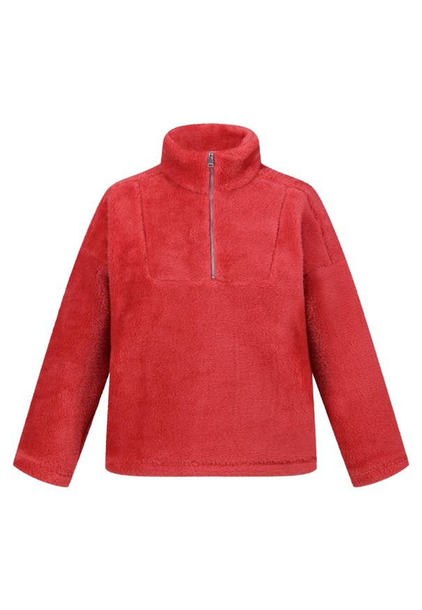 Regatta - Puszysty Polar Damski Zeeke. Kolekcja: plus size. Kolor: czerwony. Materiał: polar. Sport: turystyka piesza