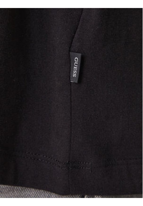 Guess Jeans T-Shirt M6RI45 K8HM0 Czarny Oversize. Kolor: czarny. Materiał: bawełna