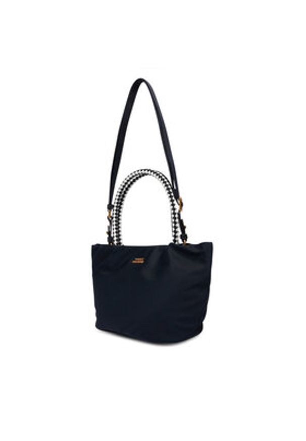 TOMMY HILFIGER - Tommy Hilfiger Torebka Th Marina Bucket Nylon AW0AW18831 Granatowy. Kolor: niebieski