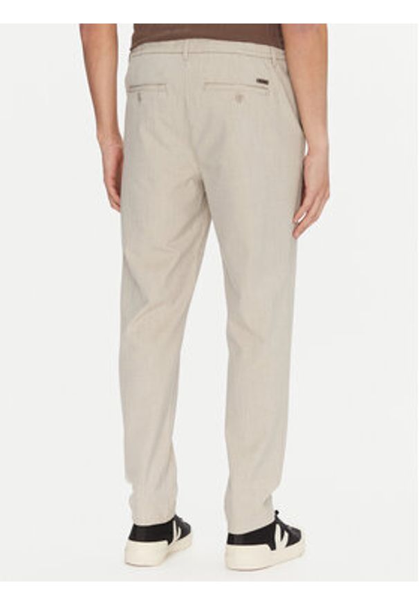 Only & Sons Chinosy Lou 22031615 Beżowy Tapered Fit. Kolor: beżowy. Materiał: syntetyk