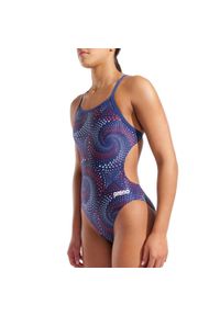 Strój Kąpielowy Damski Arena Firefloswimsuit Challeng. Kolor: wielokolorowy, niebieski. Materiał: materiał #1