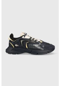Lacoste sneakersy L003 Neo kolor granatowy 45SMA0001. Nosek buta: okrągły. Zapięcie: sznurówki. Kolor: niebieski. Materiał: guma #1