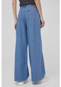 Lee jeansy DREW MID ZOLA damskie high waist. Stan: podwyższony. Kolor: niebieski