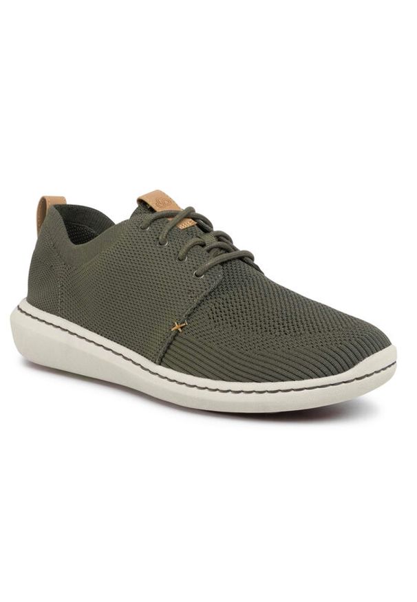 Clarks Sneakersy Step Urban Mix 261381747 Zielony. Kolor: zielony. Materiał: materiał
