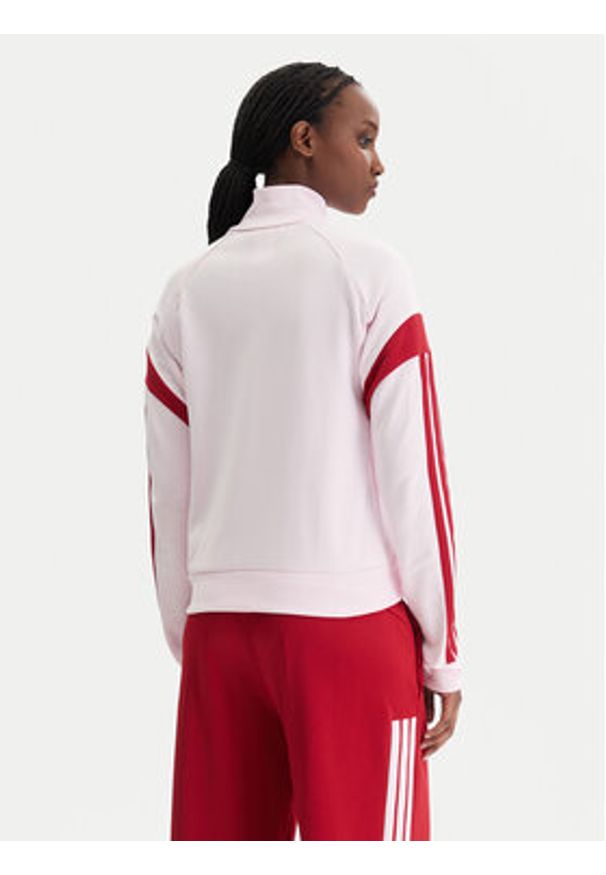 Adidas - adidas Bluza House Of Tiro KE5676 Różowy Slim Fit. Kolor: różowy. Materiał: bawełna