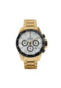 Festina Zegarek Timeless Chronograph 20634/1 Złoty. Kolor: złoty