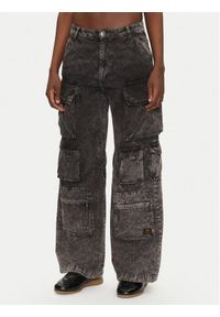 Alpha Industries Spodnie cargo 148022 Szary Regular Fit. Kolor: szary. Materiał: bawełna