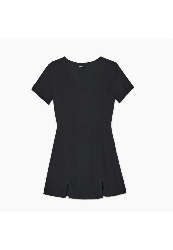 Cropp - Sukienka mini - Czarny. Kolor: czarny. Długość: mini