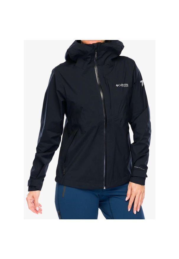 columbia - Kurtka przeciwdeszczowa damska Columbia OmniTech AmpliDry II Shell. Kolor: czarny. Sport: turystyka piesza