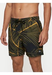 Quiksilver Szorty kąpielowe Everyday Printed Volley 15 EQYJV04219 Zielony Regular Fit. Kolor: zielony. Materiał: syntetyk #1