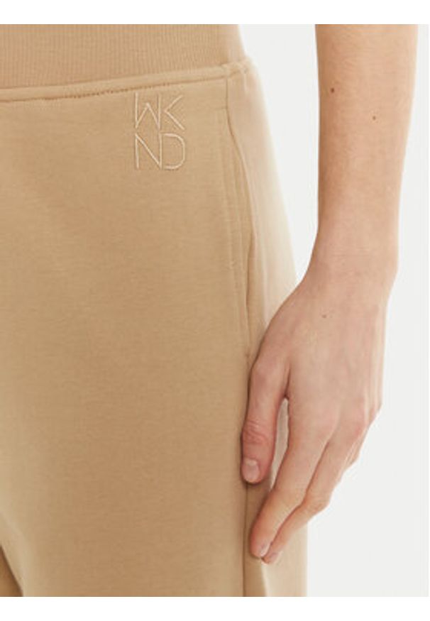 Weekend Max Mara Spodnie dresowe Olimpia 2515781031 Beżowy Regular Fit. Kolor: beżowy. Materiał: bawełna