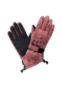 Rękawice narciarskie dziecięce Elbrus Akemi JRG - różane, Rozmiar L/XL. Kolor: różowy. Materiał: tkanina, poliester, materiał. Sezon: zima. Sport: narciarstwo #1