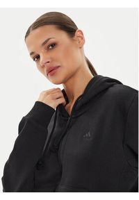 Adidas - adidas Bluza ALL SZN Fleece IW1235 Czarny Regular Fit. Kolor: czarny. Materiał: bawełna #4