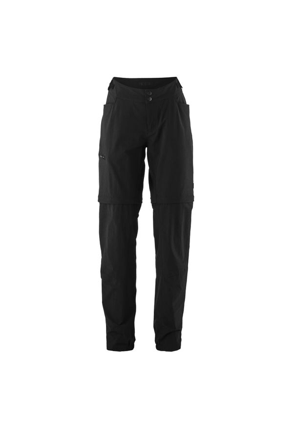 GONSO - Spodnie damskie zapinane na zamek Gonso Adventure. Kolor: czarny. Sport: kolarstwo