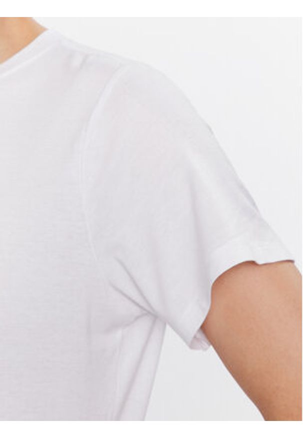DKNY Sport T-Shirt DP2T6749 Biały Classic Fit. Kolor: biały. Materiał: bawełna. Styl: sportowy