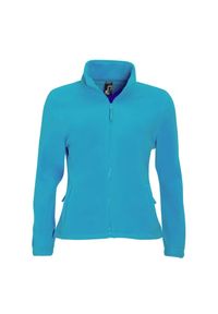 SOL'S - Damska Bluza Polarowa North Fleece Jacket. Kolor: niebieski. Materiał: polar. Sezon: zima #1