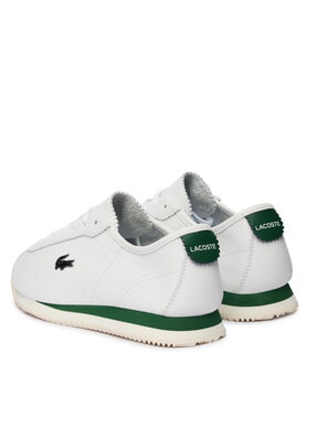 Lacoste Sneakersy Club-Low 51SFA0023 Biały. Kolor: biały. Materiał: skóra