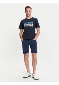 Jack & Jones - Jack&Jones Szorty jeansowe Rick 12274985 Granatowy Regular Fit. Kolor: niebieski. Materiał: bawełna #9