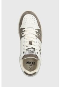 Mercer Amsterdam sneakersy skórzane The Brooklyn M Vintage kolor biały ME233011. Nosek buta: okrągły. Kolor: biały. Materiał: skóra #4