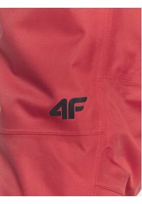 4f - 4F Spodnie narciarskie H4Z22-SPMN001 Czerwony Regular Fit. Kolor: czerwony. Materiał: syntetyk. Sport: narciarstwo #4